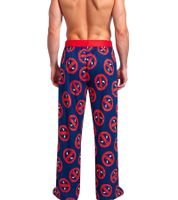 RE:COVERED X MARVEL Deadpool Icon Repeat Loungepants Herren Schlafanzug-Hose Deadpool-Print Pyjama-Hose PCMARV504 Navy/Rot