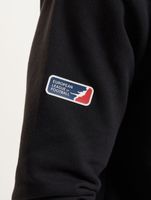 European League of Football Men's Hoodie with Helvetic Guards Logo, Cotton Pullover in Red and Black