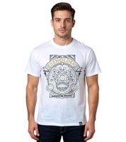 RE:COVERED X DUNGEONS & DRAGONS Herren T-Shirt Baumwoll-Shirt Rundhals-Shirt RCHAS1 in Creme-Weiß oder Schwarz/Grau
