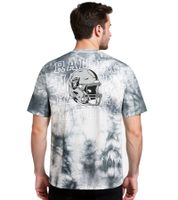 RE:COVERED X NFL Las Vegas Raiders Herren T-Shirt mit Logo-Print Baumwoll-Shirt Rundhals-Shirt in Bunt Grau/Weiß oder Grau