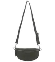 Borsa a tracolla da donna ZWILLINGSHERZ in vera pelle con tracolla rimovibile, marsupio e borsa da sera alla moda 1416C in rosa antico, rosa o kaki