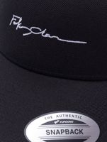 Casquette ajustable FOKUS x DEF Snapback élégante au quotidien, disponible en noir/rouge ou noir/blanc