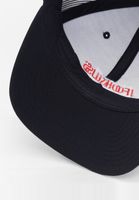 Casquette ajustable FOKUS x DEF Snapback élégante au quotidien, disponible en noir/rouge ou noir/blanc
