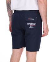2er Pack GEOGRAPHICAL NORWAY Quara Herren Badehose Schwimm-Hose mit Logo-Print Bade-Shorts mit Taschen Schwimm-Shorts 001 Navy