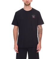 2er Pack U.S. SPORT AMERICA Herren T-Shirt Basic Baumwoll-Shirt Rundhals-Shirt Kurzarm in Blau/Schwarz, Schwarz/Weiß oder Blau/Weiß