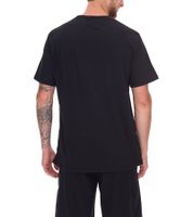 2er Pack U.S. SPORT AMERICA Herren T-Shirt Basic Baumwoll-Shirt Rundhals-Shirt Kurzarm in Blau/Schwarz, Schwarz/Weiß oder Blau/Weiß