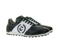 DUCA DEL COSMA Valderama Herren Golf-Schuhe mit wasserdichtem Sockensystem Echtleder-Schuhe Sport-Schuhe 121258-109 Schwarz