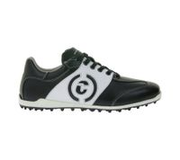 DUCA DEL COSMA Valderama Herren Golf-Schuhe mit wasserdichtem Sockensystem Echtleder-Schuhe Sport-Schuhe 121258-109 Schwarz