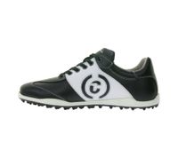 DUCA DEL COSMA Valderama Herren Golf-Schuhe mit wasserdichtem Sockensystem Echtleder-Schuhe Sport-Schuhe 121258-109 Schwarz