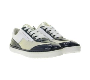DUCA DEL COSMA Trophy Damen Golf-Schuhe Echtleder-Schuhe mit Lackleder Sport-Schuhe 150281-31 Blau/Gold DUCA DEL COSMA Trophy Damen Golf-Schuhe Echtleder-Schuhe mit Lackleder Sport-Schuhe 150281-31 Blau/Gold