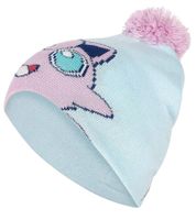 2-Pack Value Pack: POKEMON Beanie with Pom Pom in Jigglypuff Design, Gaming Hat, Knitted Beanie, Fan Merchandise KC160211POK, Blue/Pink