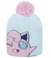 2-Pack Value Pack: POKEMON Beanie with Pom Pom in Jigglypuff Design, Gaming Hat, Knitted Beanie, Fan Merchandise KC160211POK, Blue/Pink