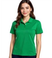 3er Sparpack ELEVATE Helios Damen Polo-Shirt Baumwolle Polo-Hemd Pique-Strick 180 g/m² 3810769 Grün