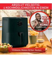 Friteuse à air Tefal Easy Fry Essential 3,5 L pour 4 personnes maximum, croustillante, faible en matières grasses, petit appareil de cuisine, rapide et économe en énergie, EY130310, Vert foncé