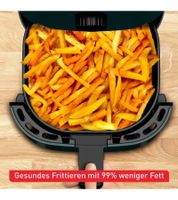 Friteuse à air Tefal Easy Fry Essential 3,5 L pour 4 personnes maximum, croustillante, faible en matières grasses, petit appareil de cuisine, rapide et économe en énergie, EY130310, Vert foncé