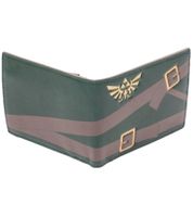 Portefeuille The Legend of Zelda avec blason hylien, gris/marron