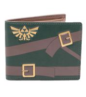 Portefeuille The Legend of Zelda avec blason hylien, gris/marron