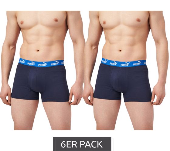 6-Pack PUMA Everyday Basic Boxer Men's Cotton Boxer Shorts 701232894 009 Blue