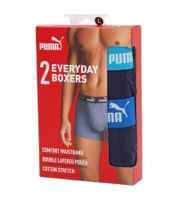 6er Pack PUMA Everyday Basic Boxer Herren Boxer-Shorts Baumwoll-Unterhose 701232894 009 Blau