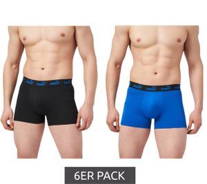 6er Pack PUMA Everyday Basic Boxer Herren Boxer-Shorts Baumwoll-Unterhose 701232894 007 Blau/Schwarz 6er Pack PUMA Everyday Basic Boxer Herren Boxer-Shorts Baumwoll-Unterhose 701232894 007 Blau/Schwarz