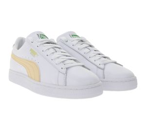 PUMA Basket Classic XXL Damen Echtleder-Schuhe Freizeit-Sneaker Low Schnür-Schuhe 374923 Weiß PUMA Basket Classic XXL Damen Echtleder-Schuhe Freizeit-Sneaker Low Schnür-Schuhe 374923 Weiß