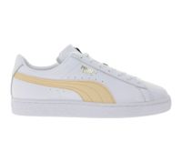 PUMA Basket Classic XXL Damen Echtleder-Schuhe Freizeit-Sneaker Low Schnür-Schuhe 374923 Weiß