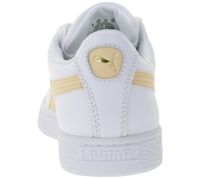 PUMA Basket Classic XXL Damen Echtleder-Schuhe Freizeit-Sneaker Low Schnür-Schuhe 374923 Weiß