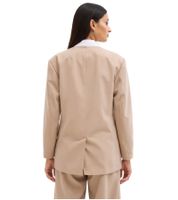 stylischer Damen Ausgeh-Blazer Herbst-Blazer Business-Blazer Baumwoll-Blazer Beige oder Blau