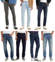LEVI´S 512 Herren Jeans-Hose im 5-Pocket-Style Baumwoll-Hose Denim-Hose 28833 in Grau oder Blau