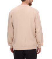 STONES Herren Baumwoll-Pullover zeitloser Basic-Sweater Sweatshirt Langarm-Shirt 400gsm in Dunkelgrau, Schwarz oder Beige