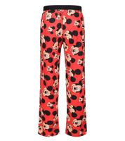RE:COVERED X Disney Mickey Mouse Loungepants Herren Schlafanzug-Hose mit Disney Print Baumwolle Pyjama-Hose RCDIF210 Schwarz, Blau oder Rot