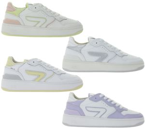 HUB Smash L31 Damen Sneaker mit Terry-Fütterung Echtleder-Schuhe Turn-Schuhe W5008L31-L10 Weiß HUB Smash L31 Damen Sneaker mit Terry-Fütterung Echtleder-Schuhe Turn-Schuhe W5008L31-L10 Weiß