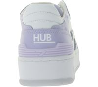 HUB Smash L31 Damen Sneaker mit Terry-Fütterung Echtleder-Schuhe Turn-Schuhe W5008L31-L10 Weiß