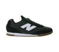 New Balance Herren Sneaker Echtleder-Schuhe mit N-Aufnäher Low-Top Schuhe URC42LB Schwarz/Weiß
