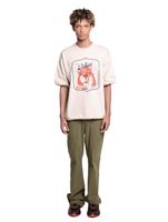 DWD Studioz Ipanema Herren T-Shirt Rundhals-Shirt mit großem Front-Print in Schwarz oder Beige