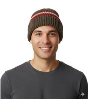 Trust Co Unisex Häkel-Mütze Winter-Mütze weiche Strick-Mütze mit Streifen Baumwoll-Mütze Navy/Weiß, Braun/Weiß, Khaki/Weiß oder Navy/Rot