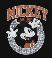 RE:COVERED X Disney Herren T-Shirt mit verschiedenen Styles und Mickey Mouse Prints Baumwoll-Shirt Rundhals in Weiß, Schwarz, Violett, Blau