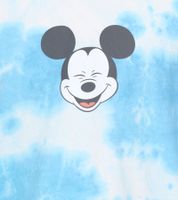 RE:COVERED X Disney Herren T-Shirt mit verschiedenen Styles und Mickey Mouse Prints Baumwoll-Shirt Rundhals in Weiß, Schwarz, Violett, Blau