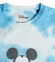 RE:COVERED X Disney Herren T-Shirt mit verschiedenen Styles und Mickey Mouse Prints Baumwoll-Shirt Rundhals in Weiß, Schwarz, Violett, Blau