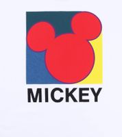 RE:COVERED X Disney Herren T-Shirt mit verschiedenen Styles und Mickey Mouse Prints Baumwoll-Shirt Rundhals in Weiß, Schwarz, Violett, Blau