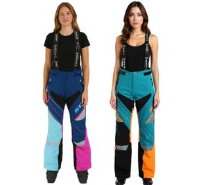 Pantaloni da motocross SCOTT Shell Pro da donna, abbigliamento sportivo, pantaloni softshell impermeabili 245006 Blu/Arancione o Blu/Rosa