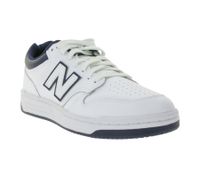 New Balance 480 Herren Sneaker Echtleder-Schuhe mit Ortholite-Innensohle Low-Top Schuhe BB480LWN Weiß/Blau