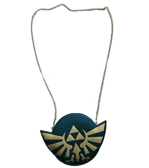 The Legend of Zelda Handtasche mit Hylianische Wappen Fan-Accessoire Grün/Gold