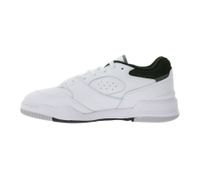 LACOSTE LINESHOT 124 2 SMA Herren Echtleder-Schuhe atmungsaktiver Sneaker mit OrthoLite Innensohle Schnür-Schuhe Weiß