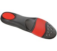 3er Sparpack SoleFoot Einlegesohlen Einlagen Hi-Performance Schuheinlage Black Deluxe Edition Schwarz/Rot für den Alltag, die Arbeit oder den Sport