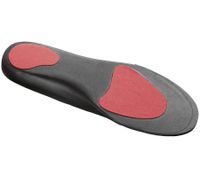 3er Sparpack SoleFoot Einlegesohlen Einlagen Hi-Performance Schuheinlage Black Deluxe Edition Schwarz/Rot für den Alltag, die Arbeit oder den Sport