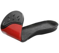 3er Sparpack SoleFoot Einlegesohlen Einlagen Hi-Performance Schuheinlage Black Deluxe Edition Schwarz/Rot für den Alltag, die Arbeit oder den Sport