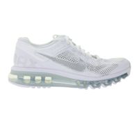 Zapatillas NIKE Air Max 2013 para niños y niñas con amortiguación Air 555426 en blanco/plata o negro