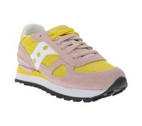 Saucony Shadow Original Damen Sneaker im Retro-Look mit EVA-Zwischensohle Echtleder-Schuhe S1108-835 Rosa/Orange