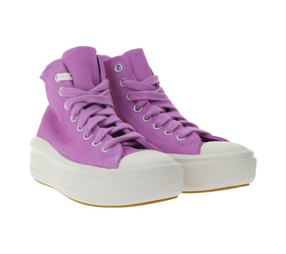 Converse Chuck Taylor All Star Move Women's Shoes Platform High-Top Sneakers with OrthoLite Insole Genuine Leather Shoes A09076C Pink